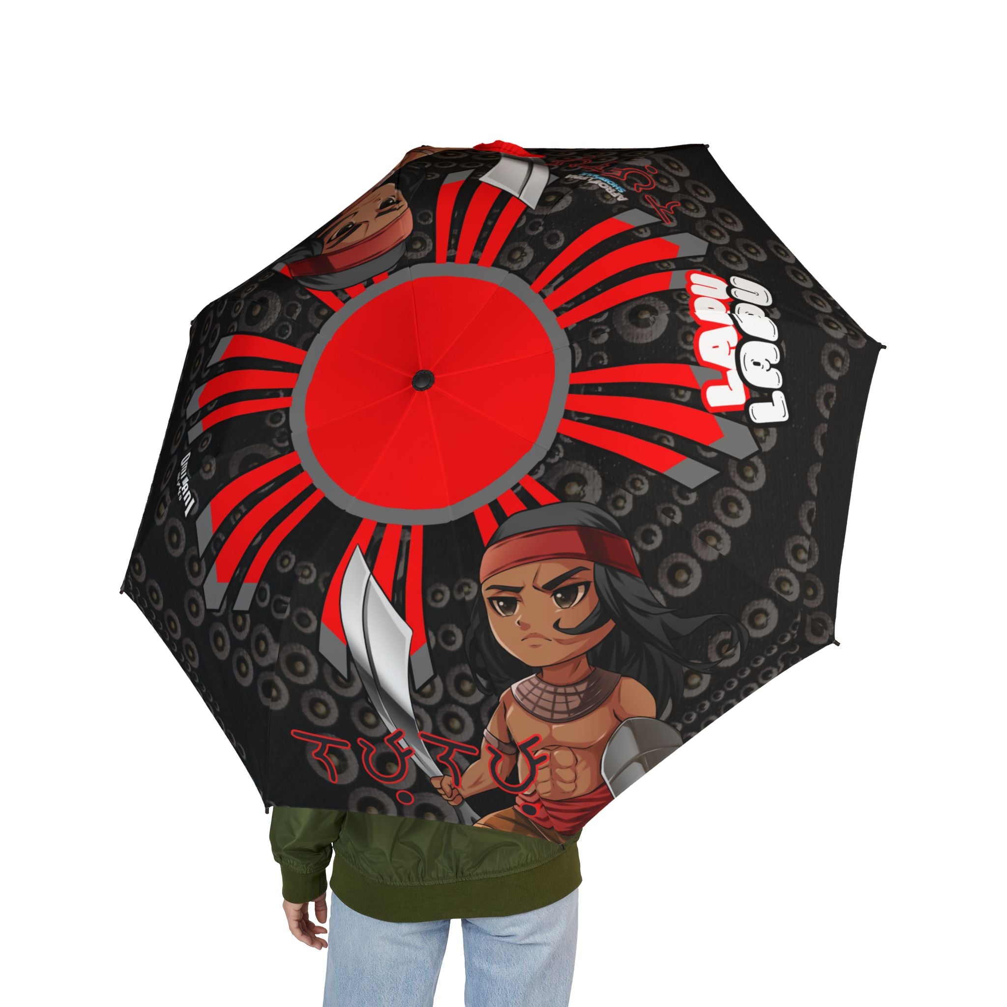LAPU-LAPU Semi-Automatic Foldable Umbrella