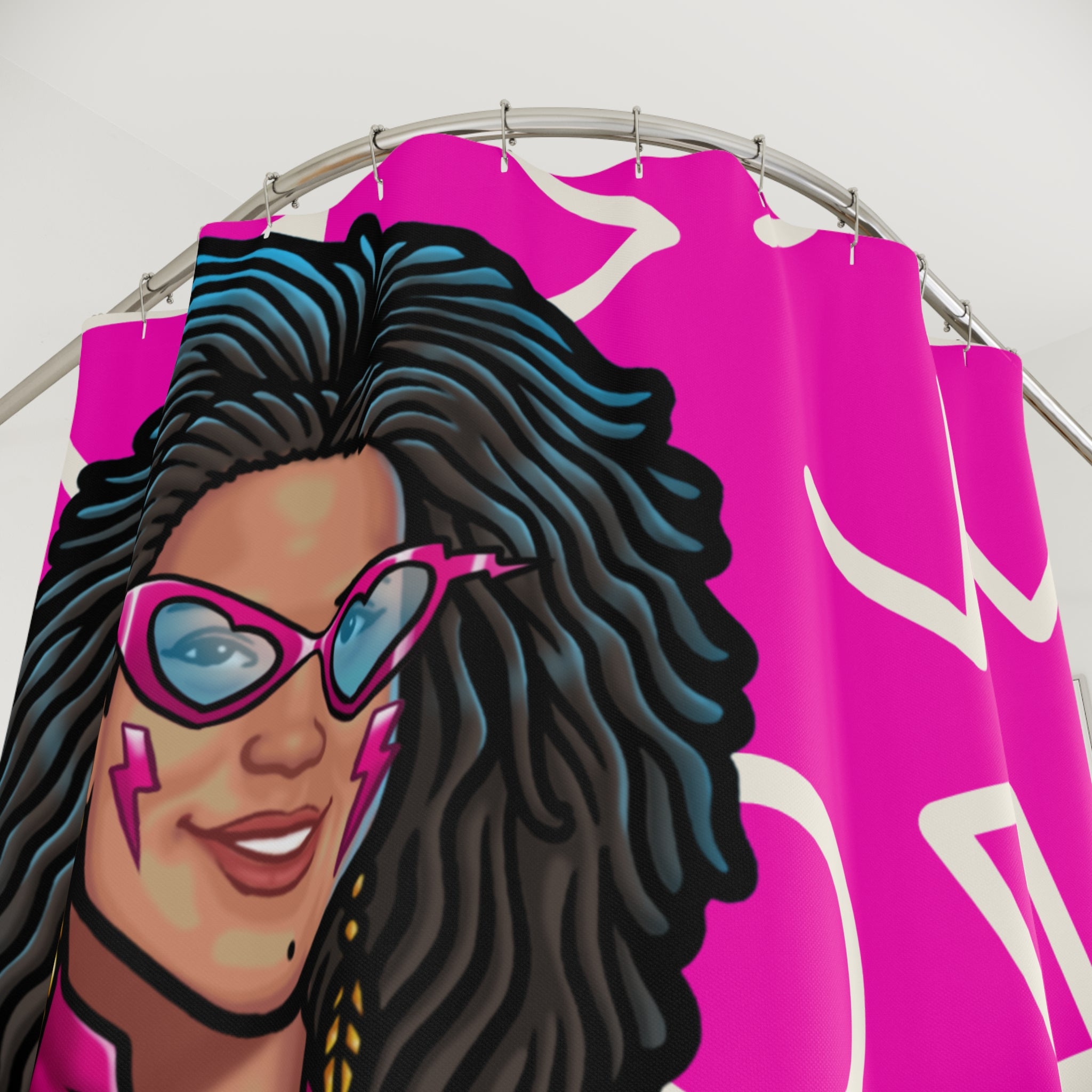 AfroFilipina Shower Curtains