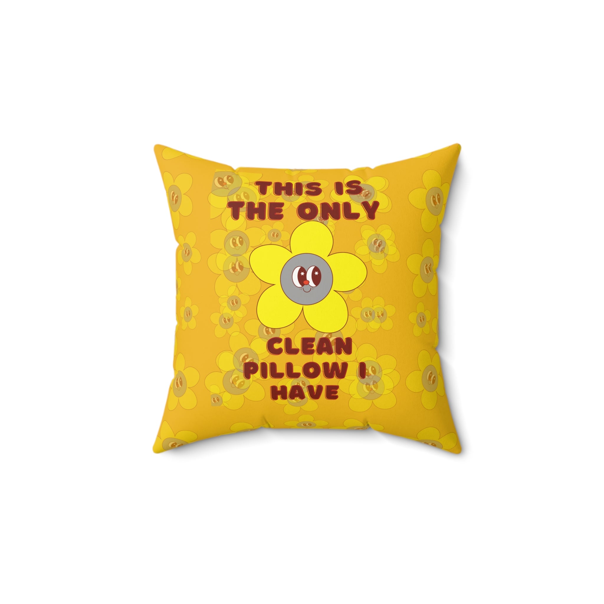 Uglees Faux Suede Square Pillow