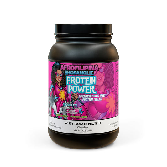 AfroFilipina Chocolate Whey Isolate Protein Supplement (907g, 2lb)