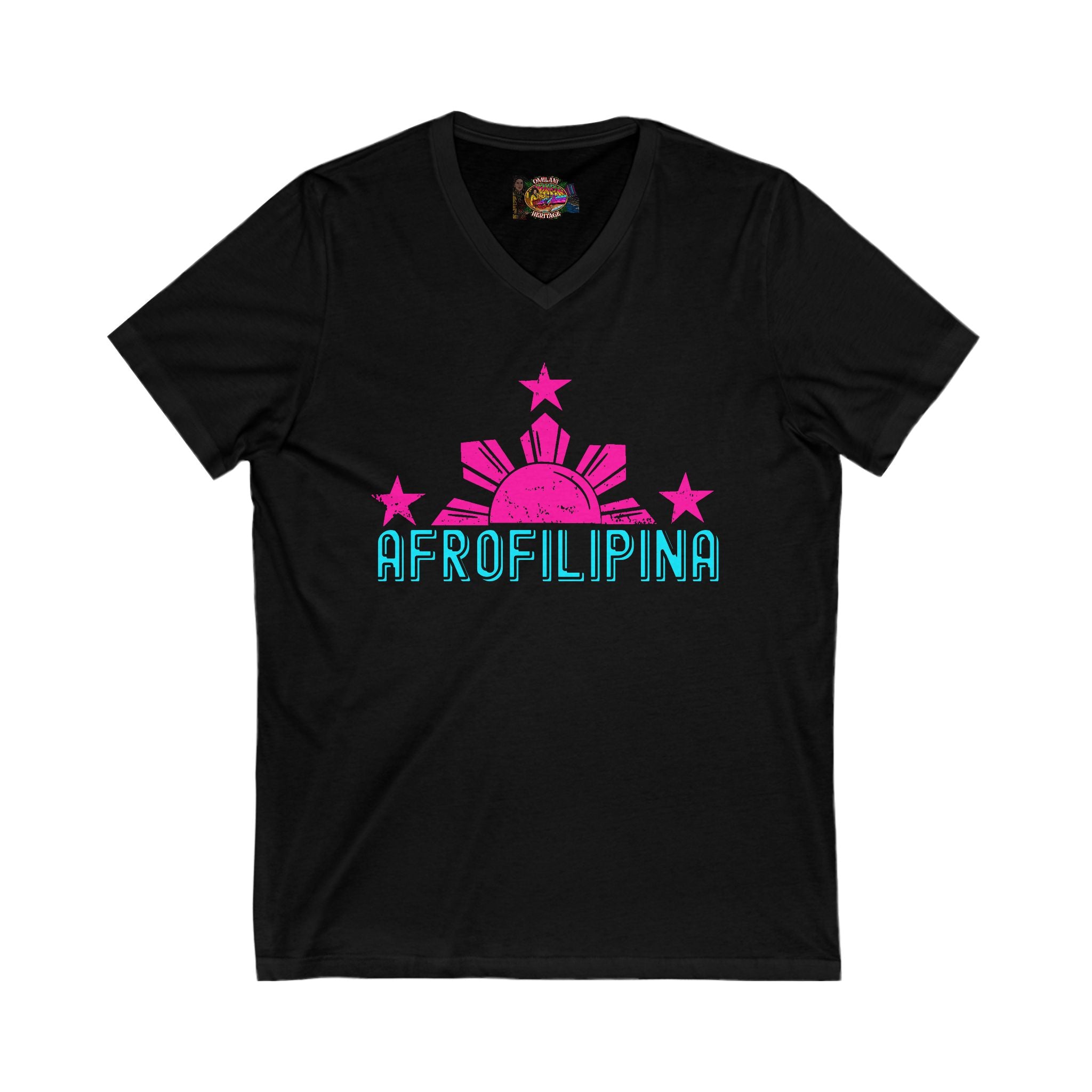 AfroFilipina Legacy Short Sleeve V-Neck Tee