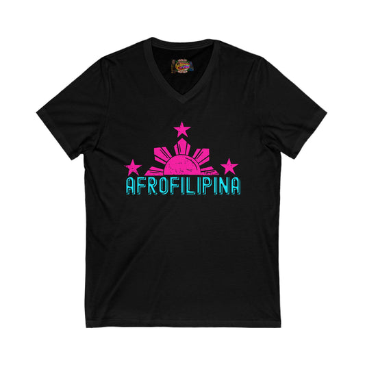 AfroFilipina Legacy Short Sleeve V-Neck Tee