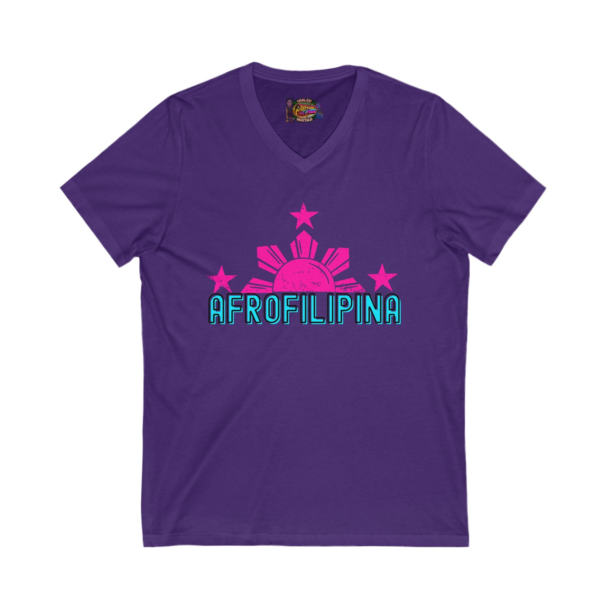AfroFilipina Legacy Short Sleeve V-Neck Tee