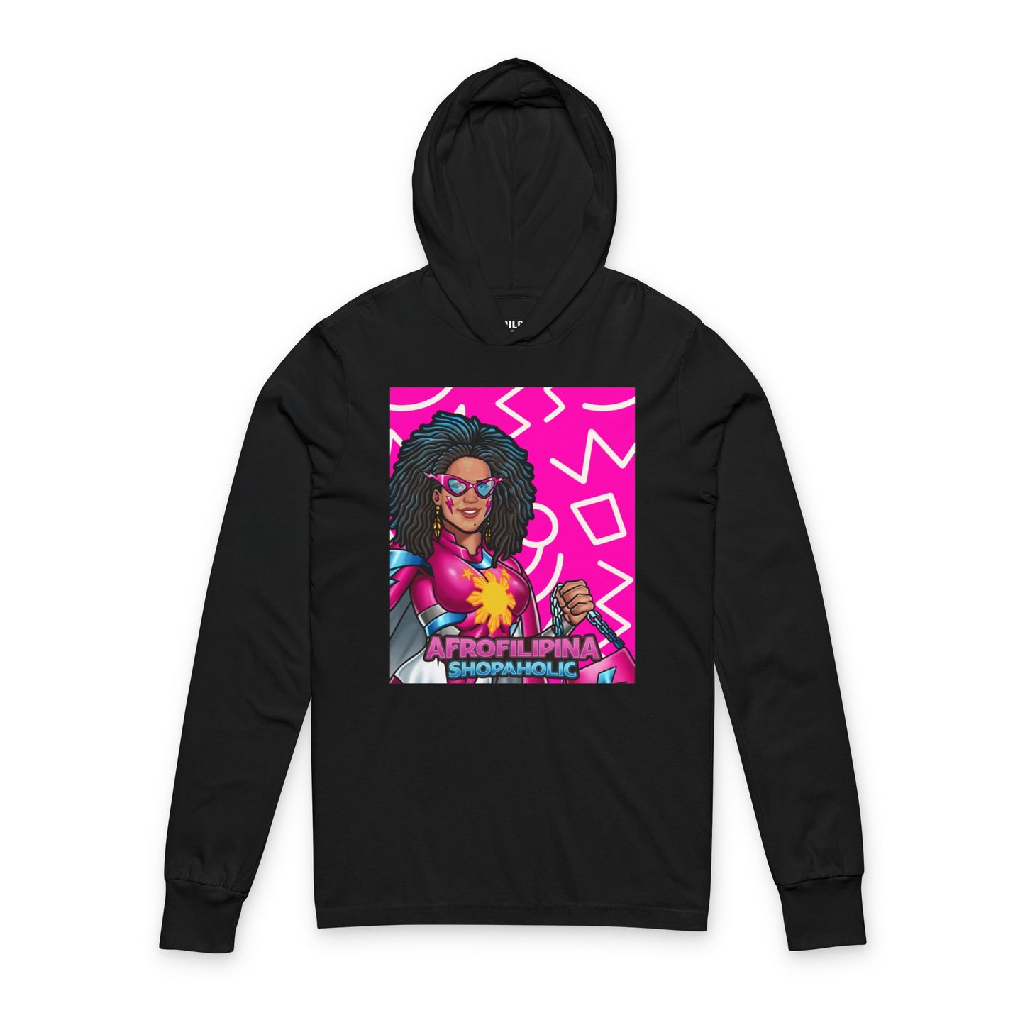 AfroFilipina Long Sleeve Hoody Tee