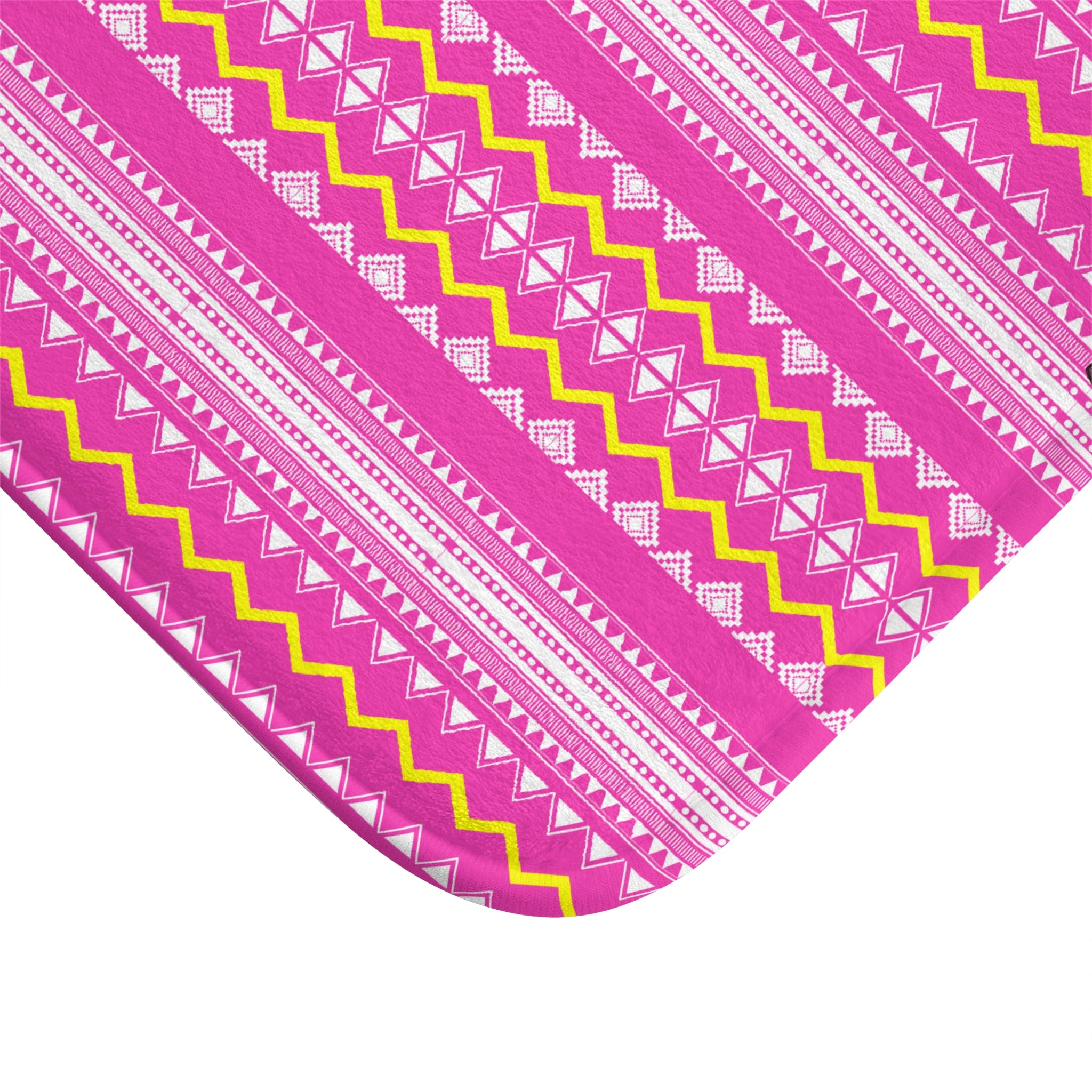 Pink Banig Blast Bath Mat