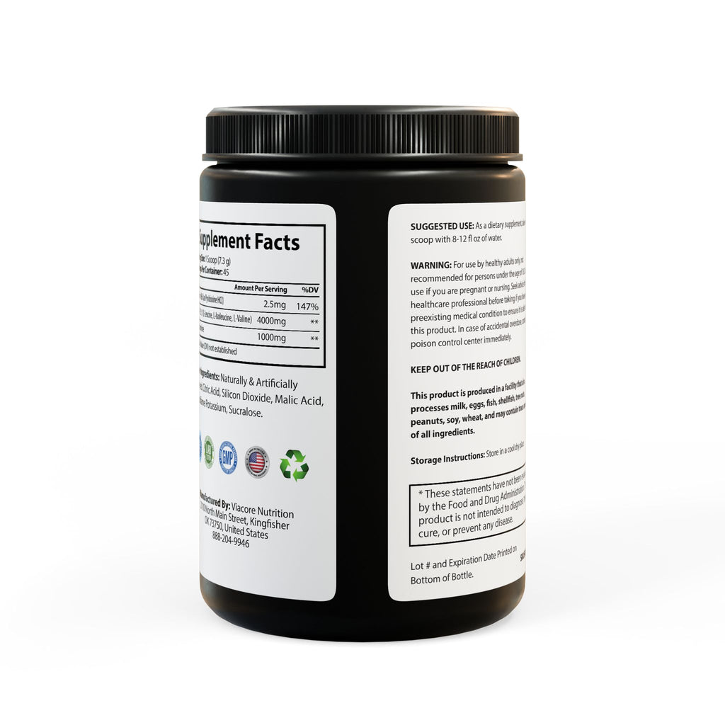 AfroFilipina SuperPowder BCAA Supplement, Watermelon (325g, 11.46oz, 45 servings)