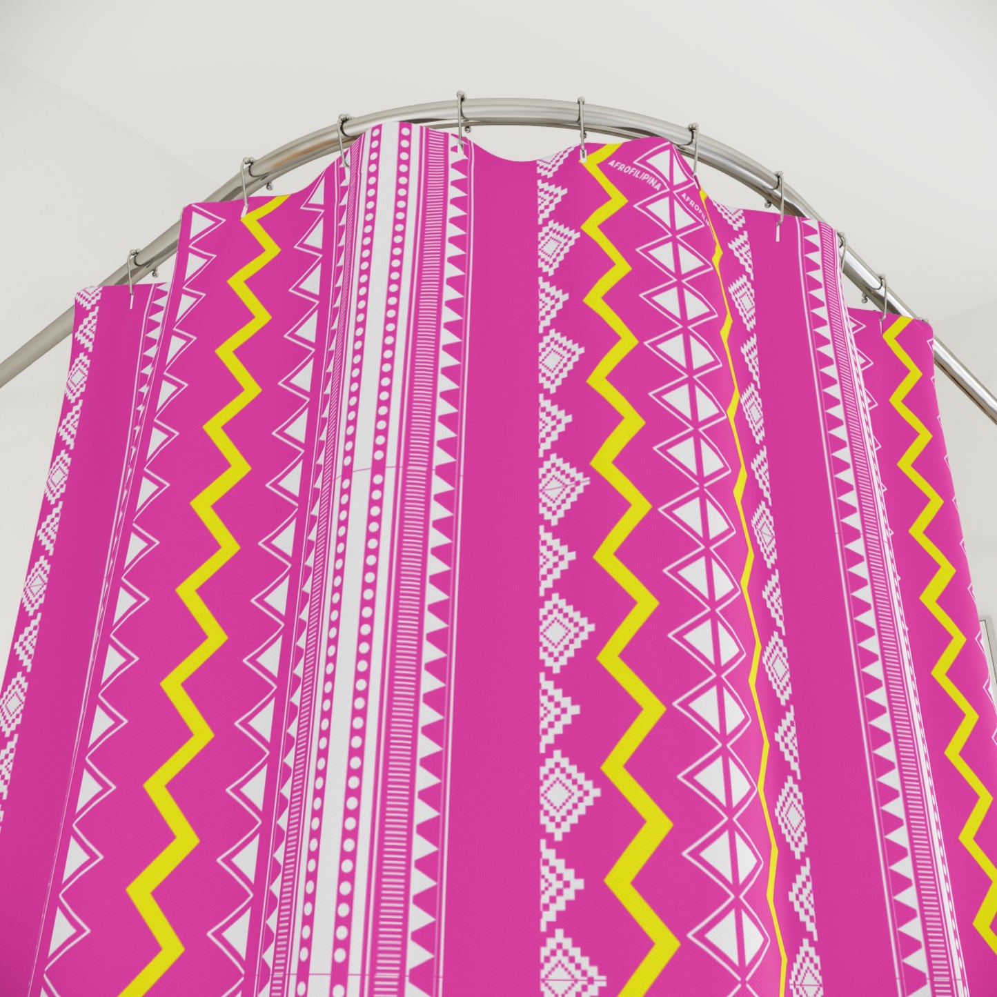 Pink Banig Blast Shower Curtains