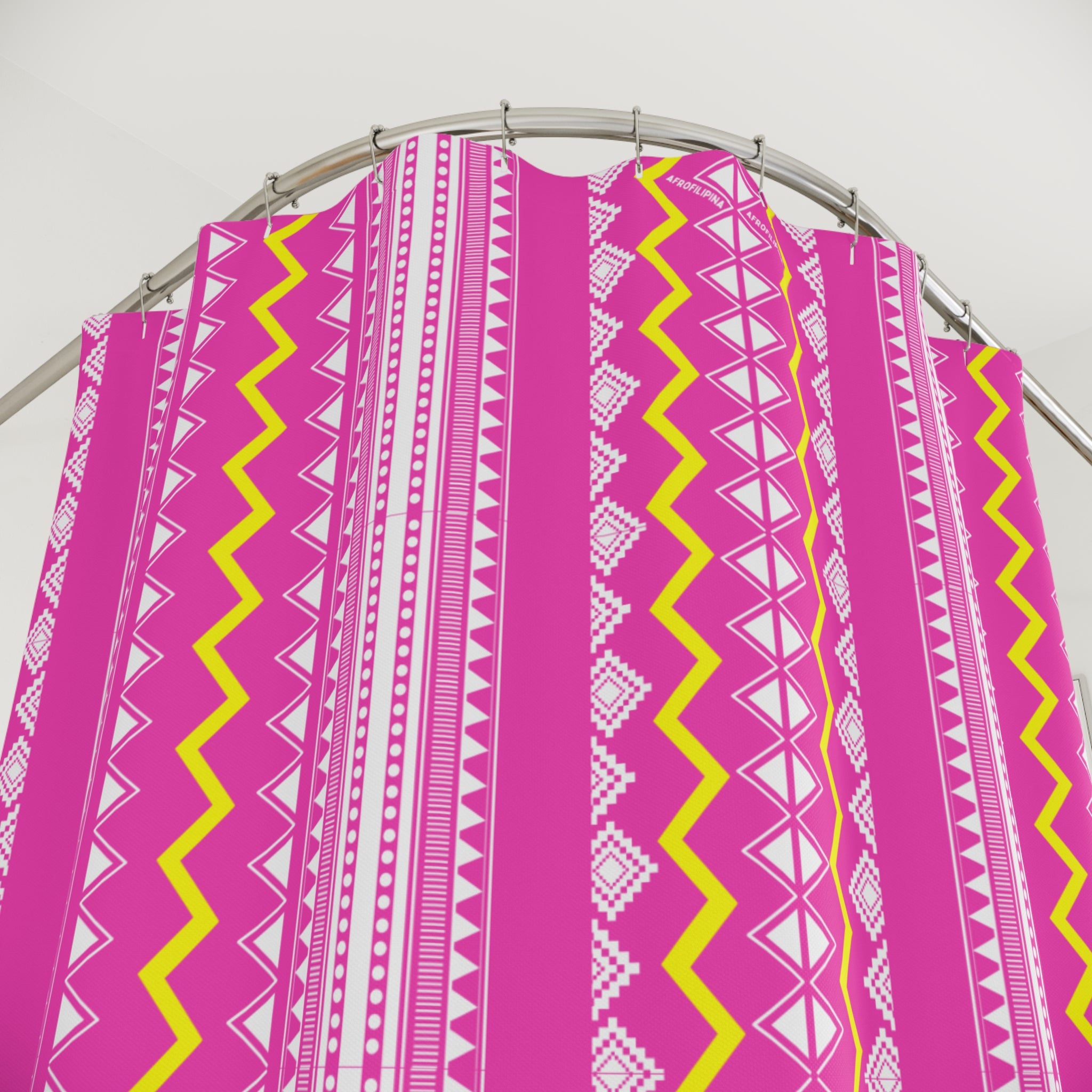 Pink Banig Blast Shower Curtains