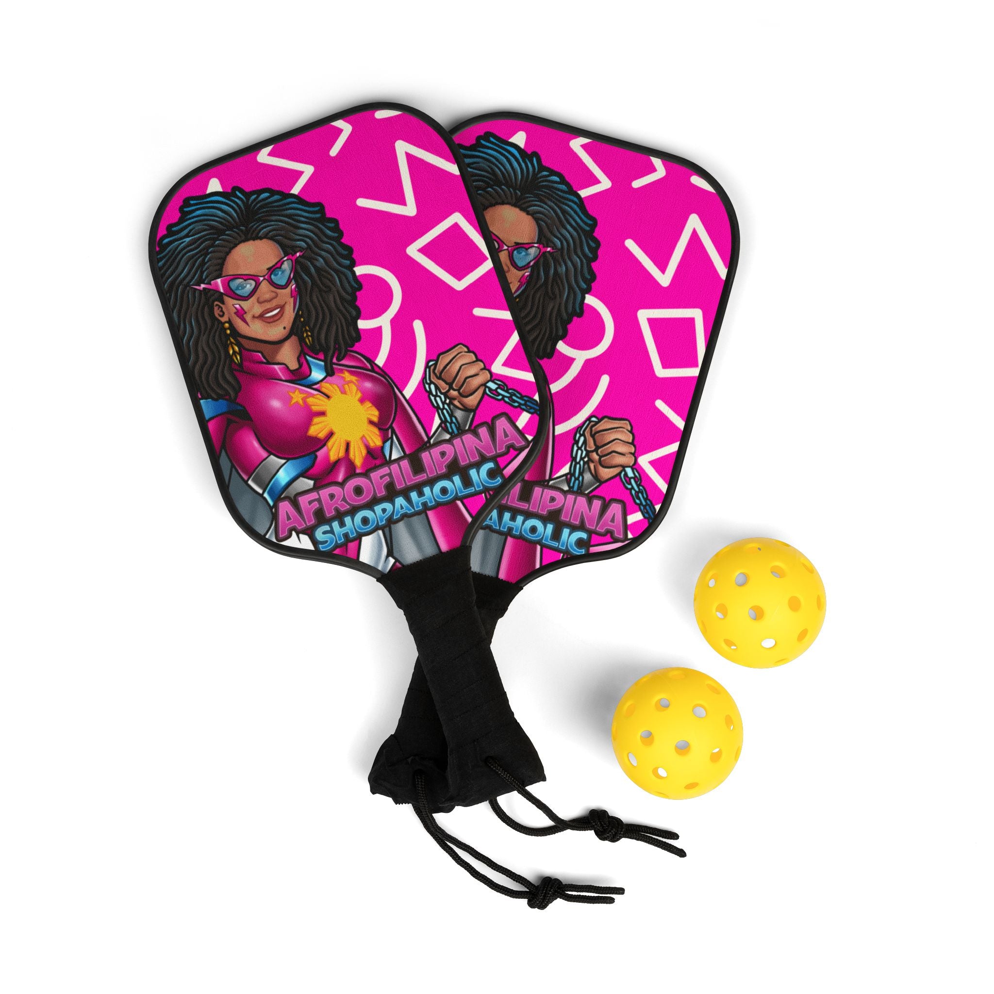 AfroFilipina Shopaholic Pickleball Kit