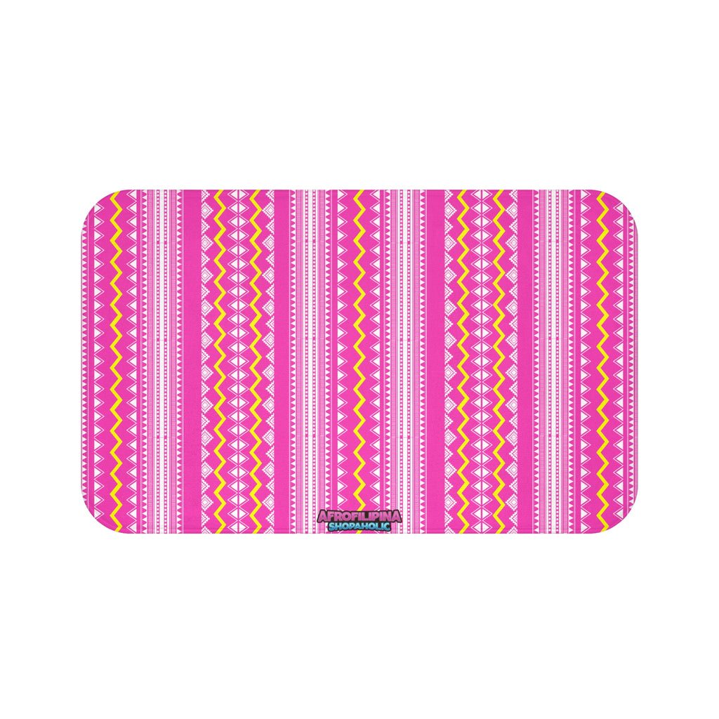 Pink Banig Blast Bath Mat