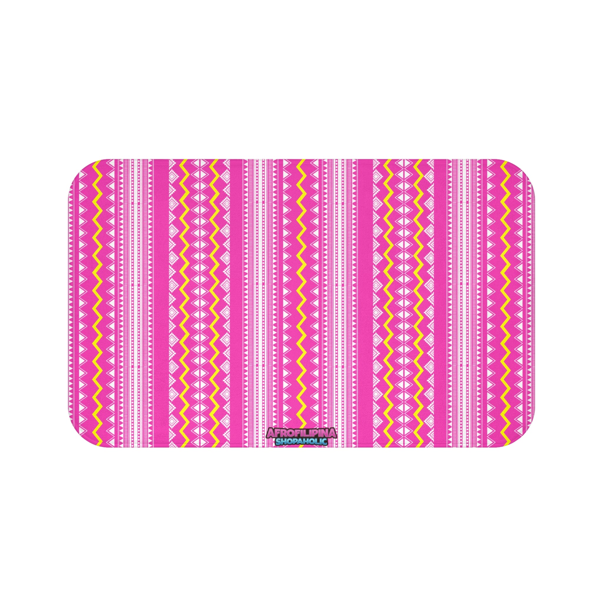 Pink Banig Blast Bath Mat