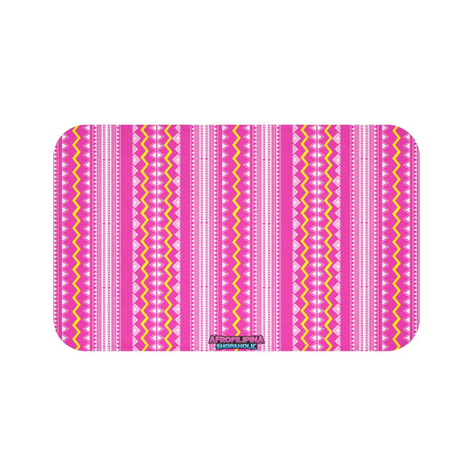 Pink Banig Blast Bath Mat