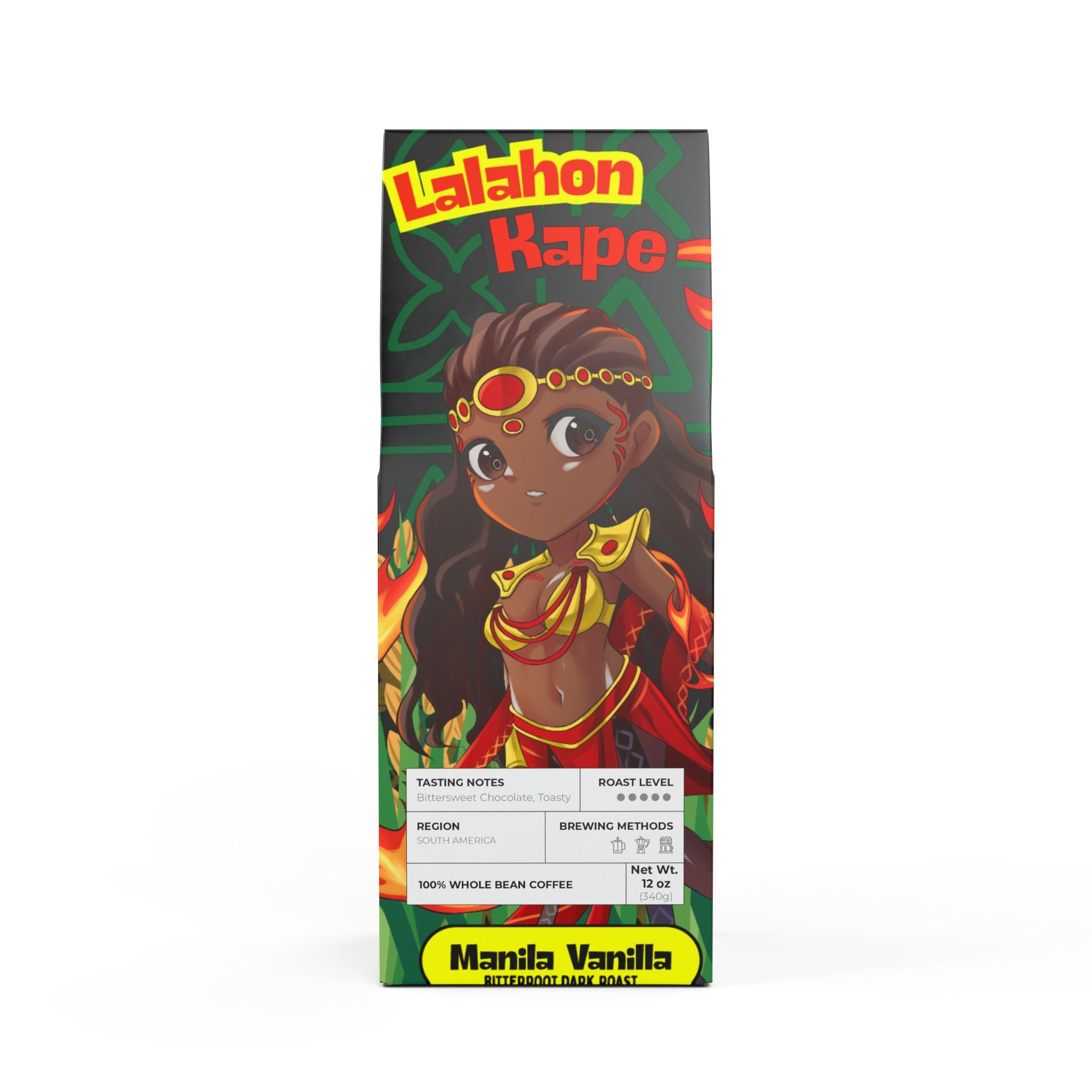 Lalahon Kape - Manila Vanilla Bitterroot Coffee Blend (Dark French Roast)