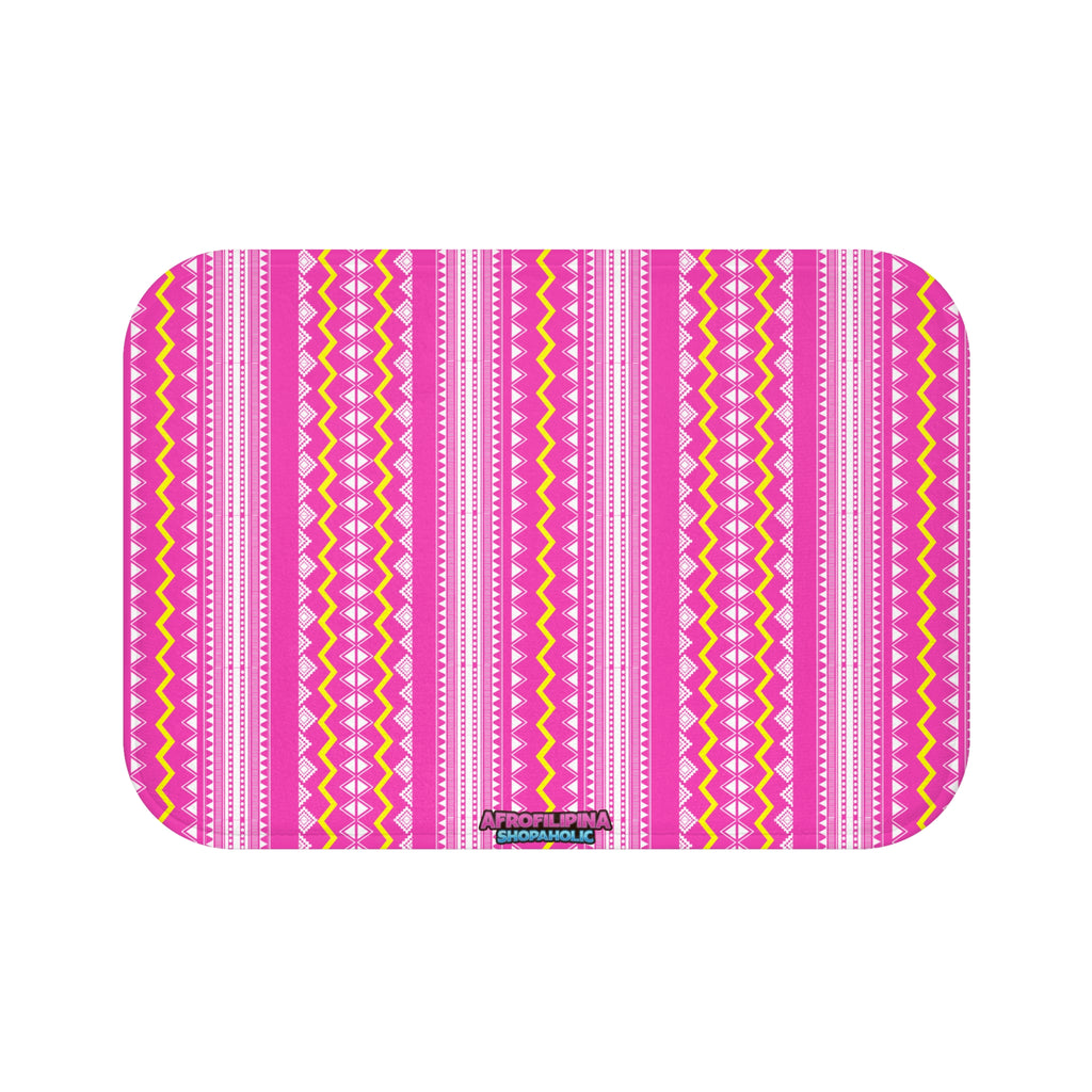 Pink Banig Blast Bath Mat