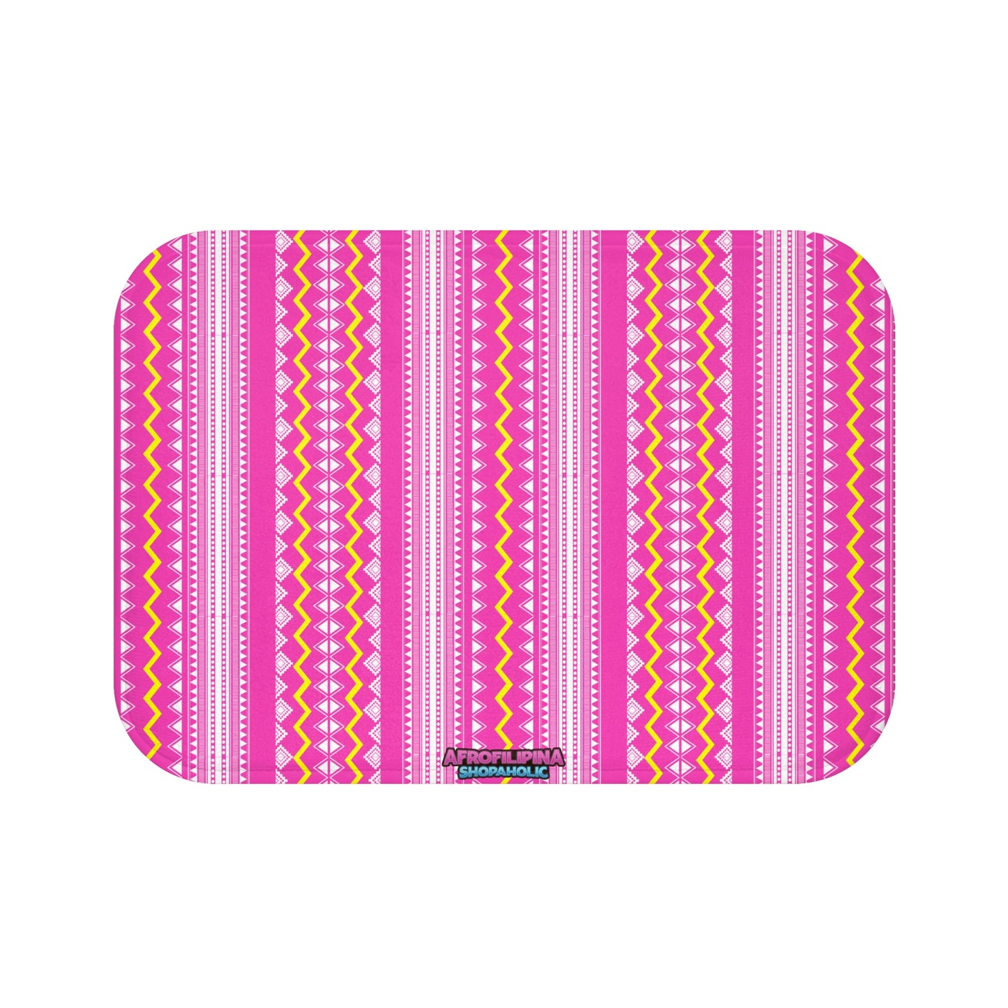 Pink Banig Blast Bath Mat