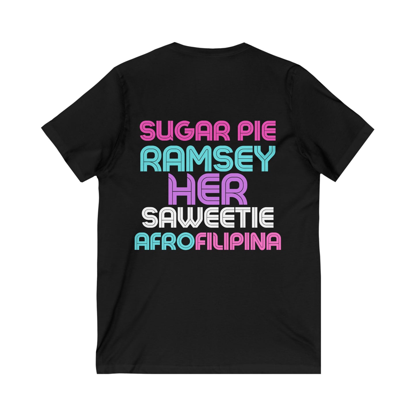 AfroFilipina Legacy Short Sleeve V-Neck Tee
