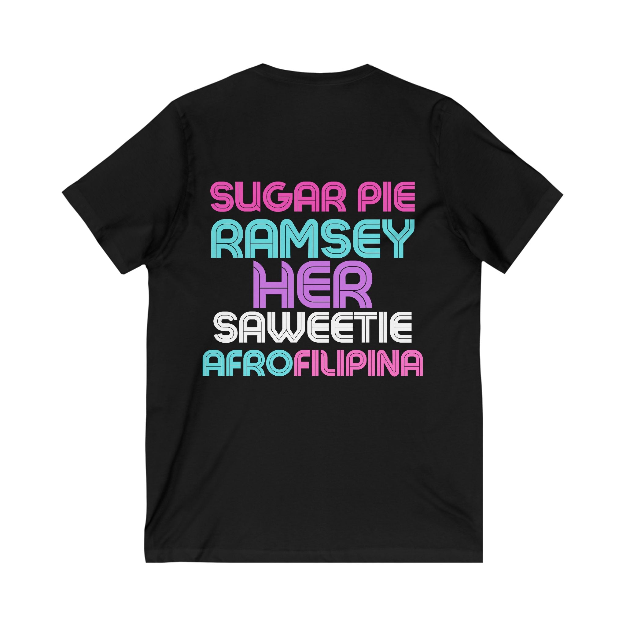AfroFilipina Legacy Short Sleeve V-Neck Tee
