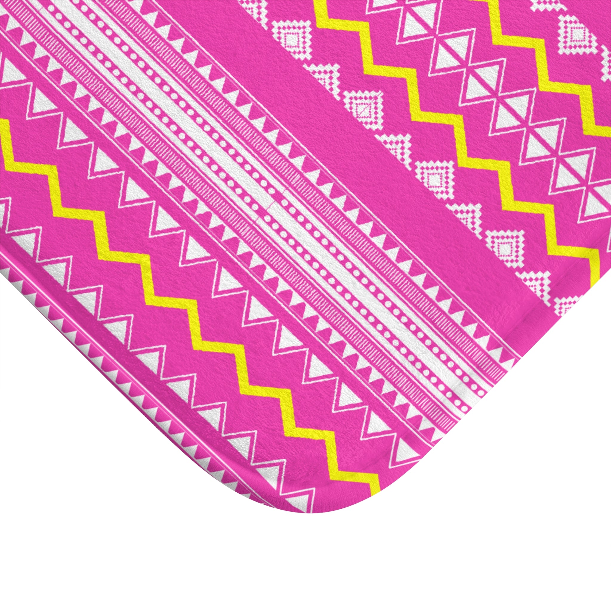 Pink Banig Blast Bath Mat